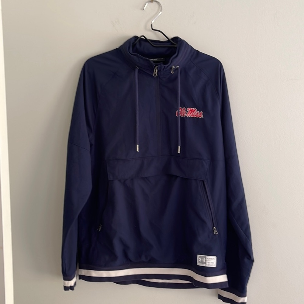 Under Armour Ole Miss pullover with rain hood